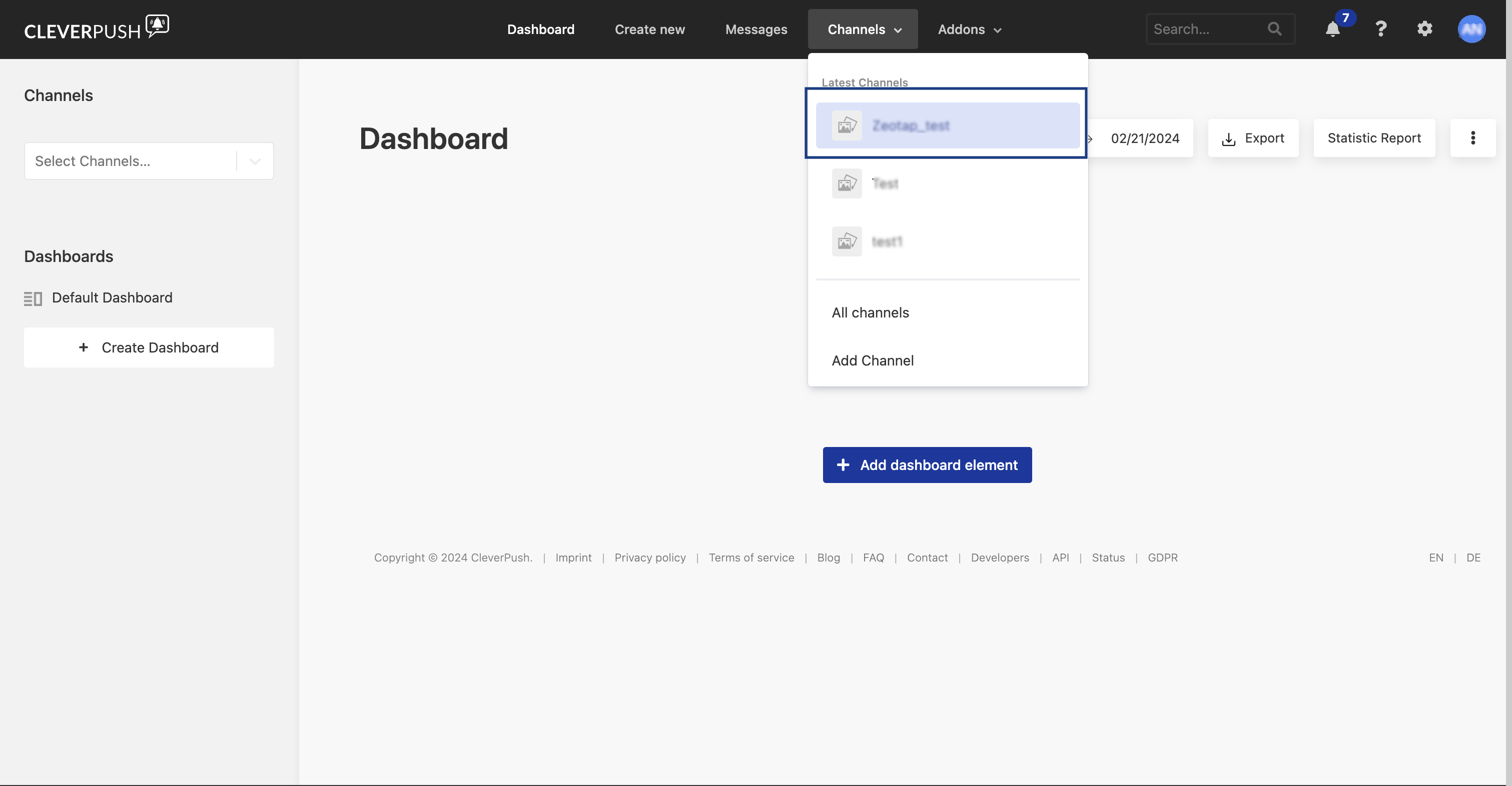 Implement a Cleverpush real-time source - Zeotap docs