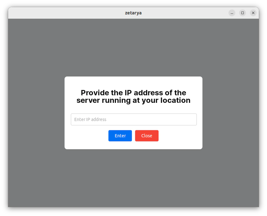 IP dialog box