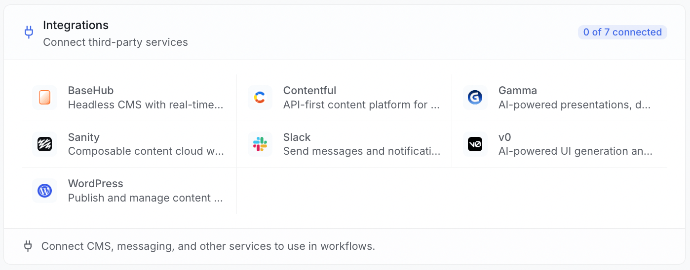 Zero Rank Integrations
