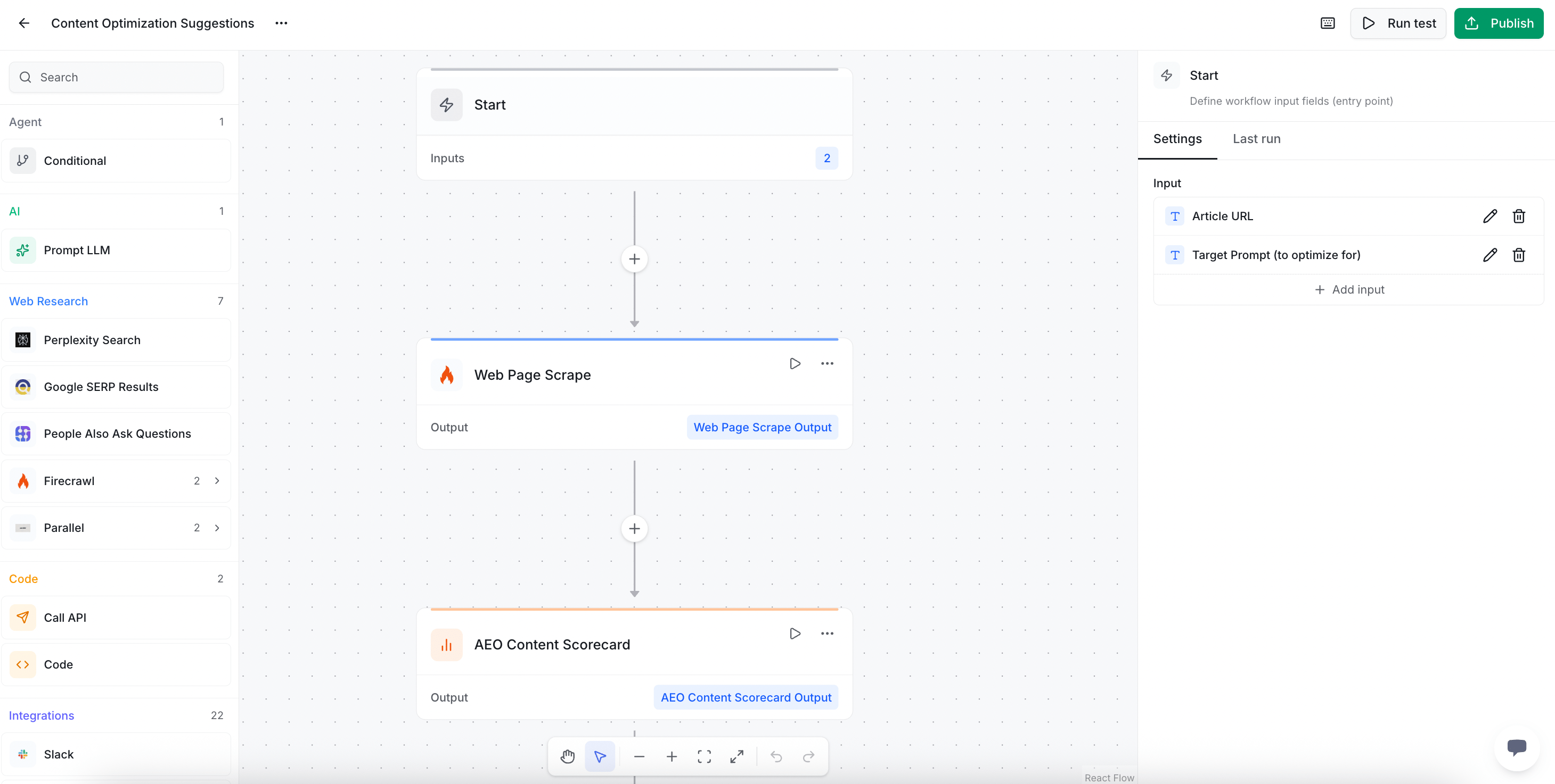 Zero Rank Workflows