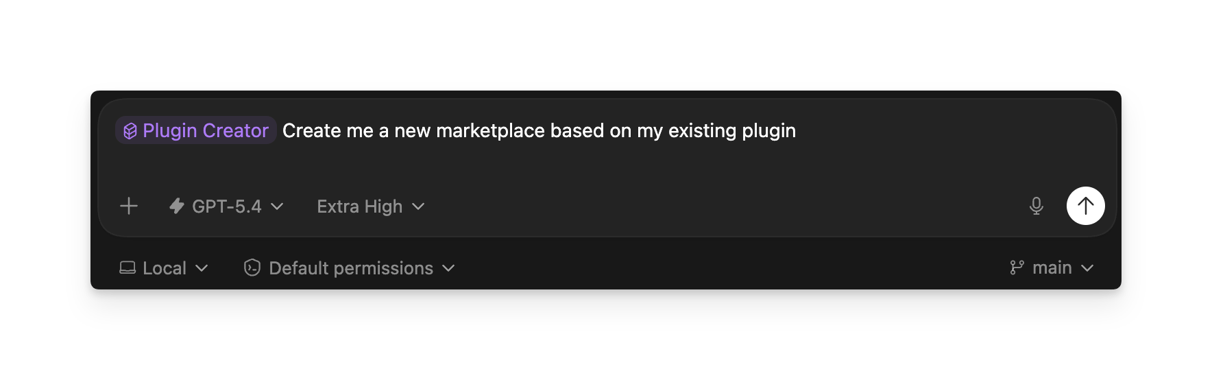 Invoking the plugin creator skill