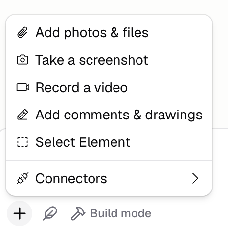 Capture tools menu showing Screenshot, Annotate, Screen record, and Select element options