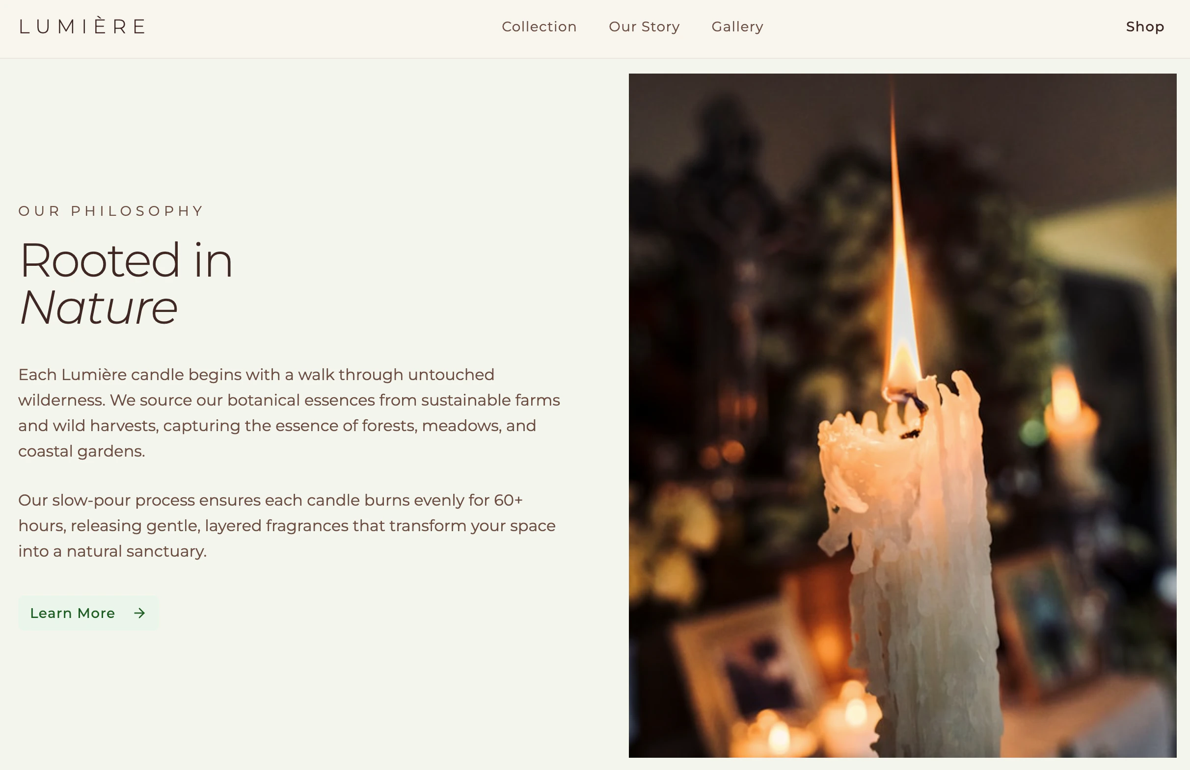 Candles about - crafting process