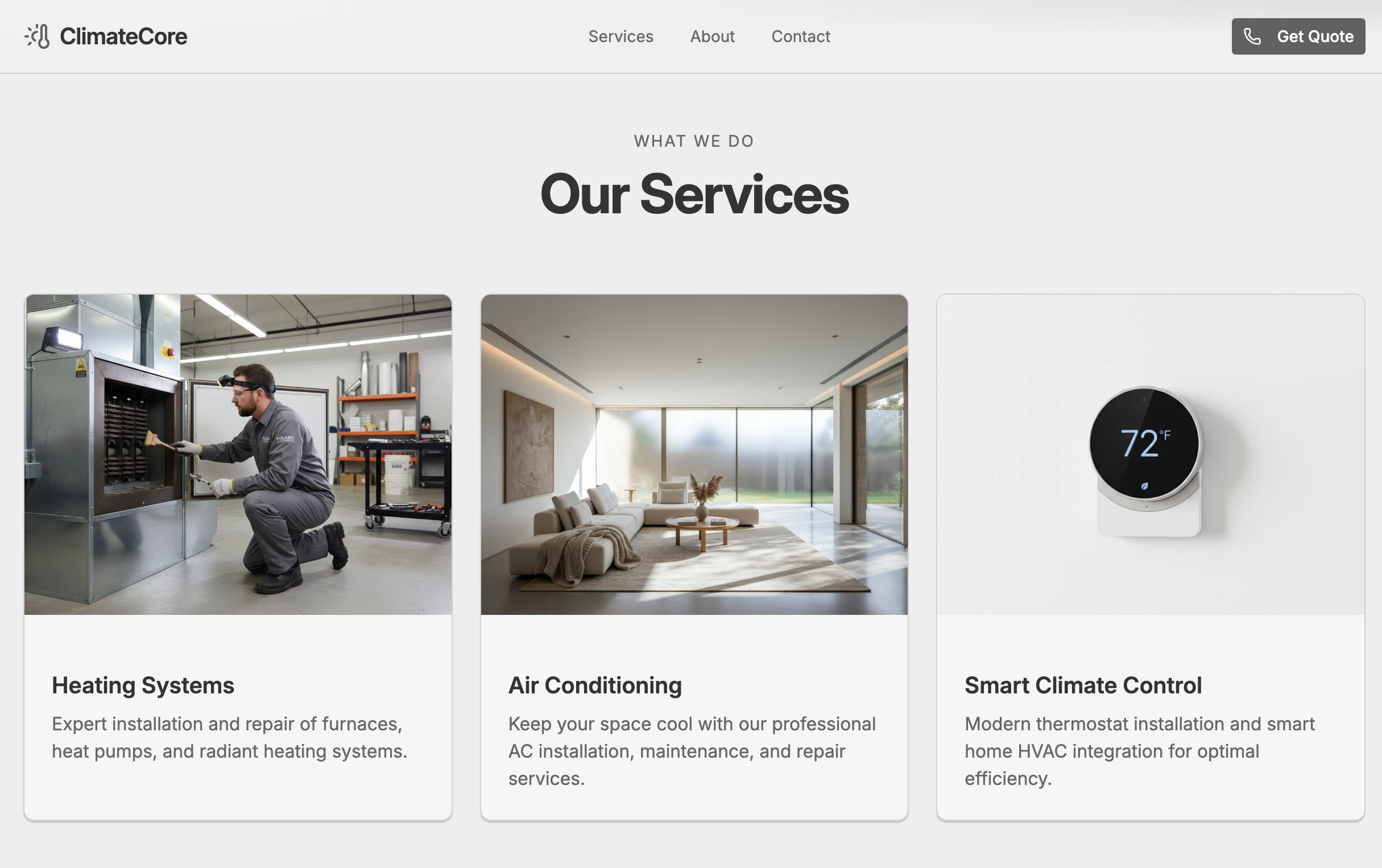 HVAC services