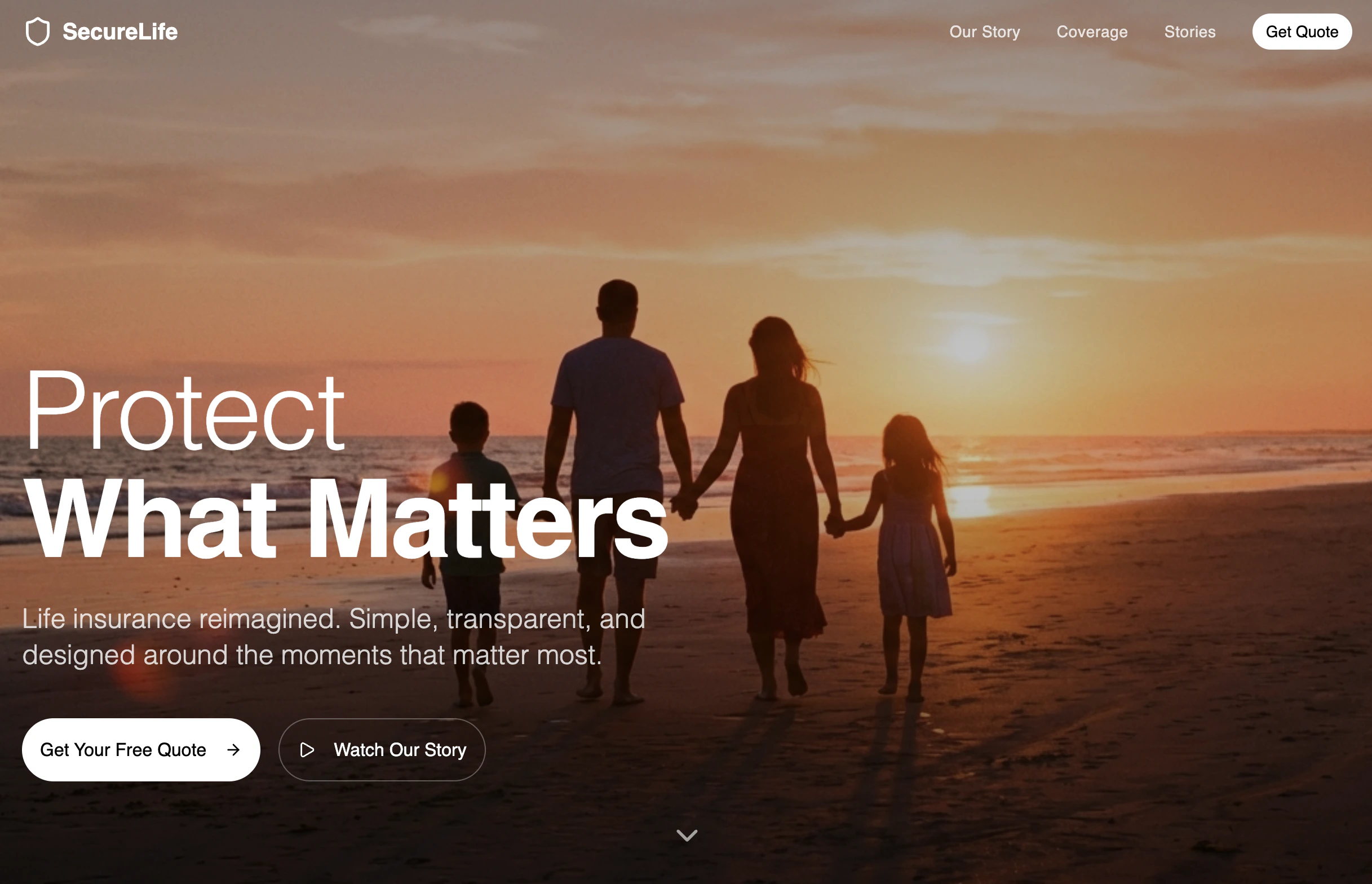 Insurance hero - family protection