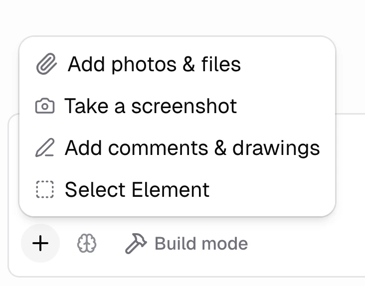 Capture tools menu showing Screenshot, Annotate, Screen record, and Select element options