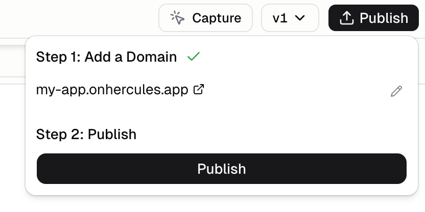 Publish your app