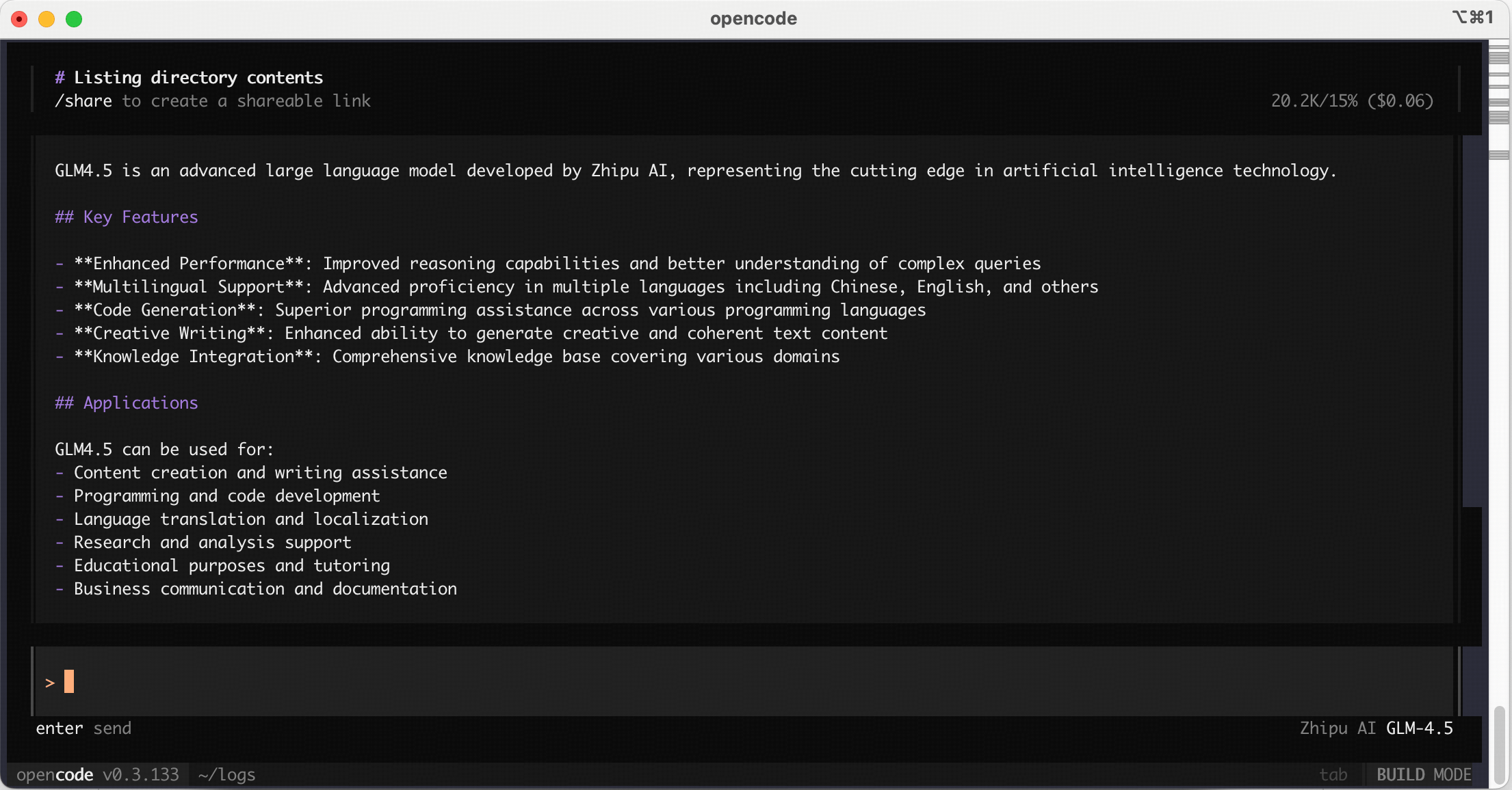 Open Code - Overview - Z.AI DEVELOPER DOCUMENT
