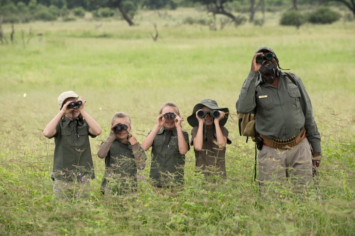 Family safari in Zimbabwe