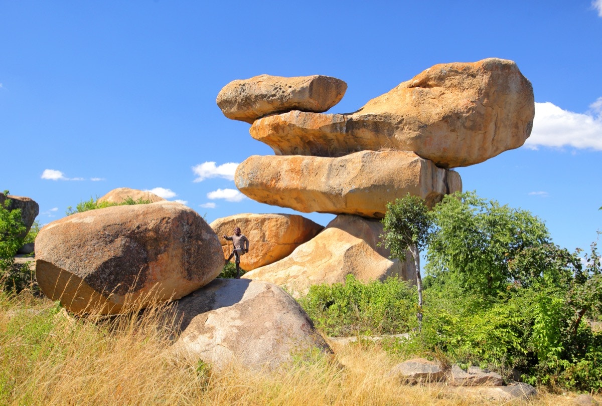 Zimbabwe balancing rocks