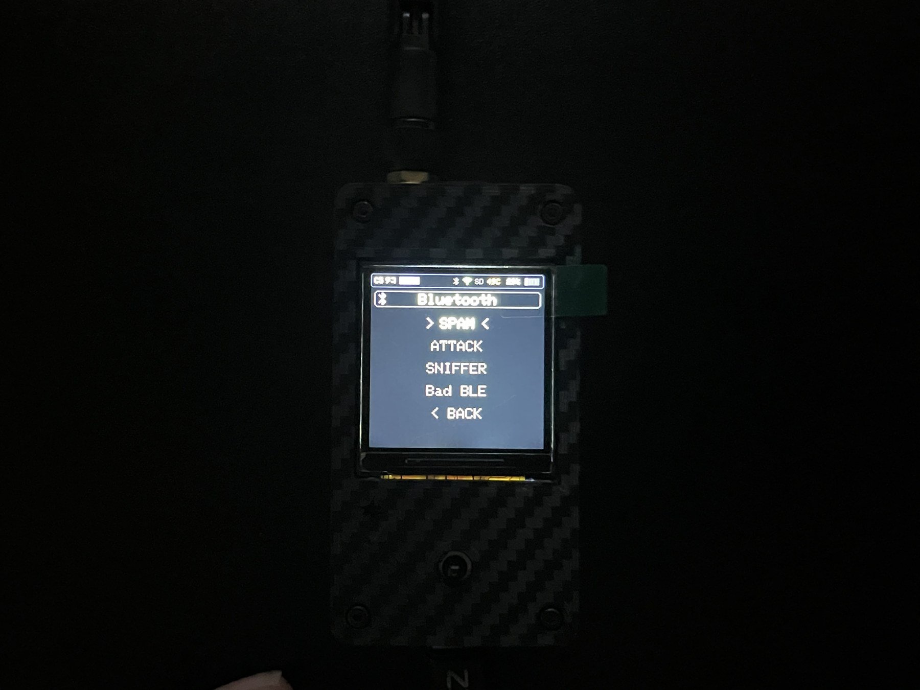 หน้าเมนู Bluetooth บน C5TAKO™