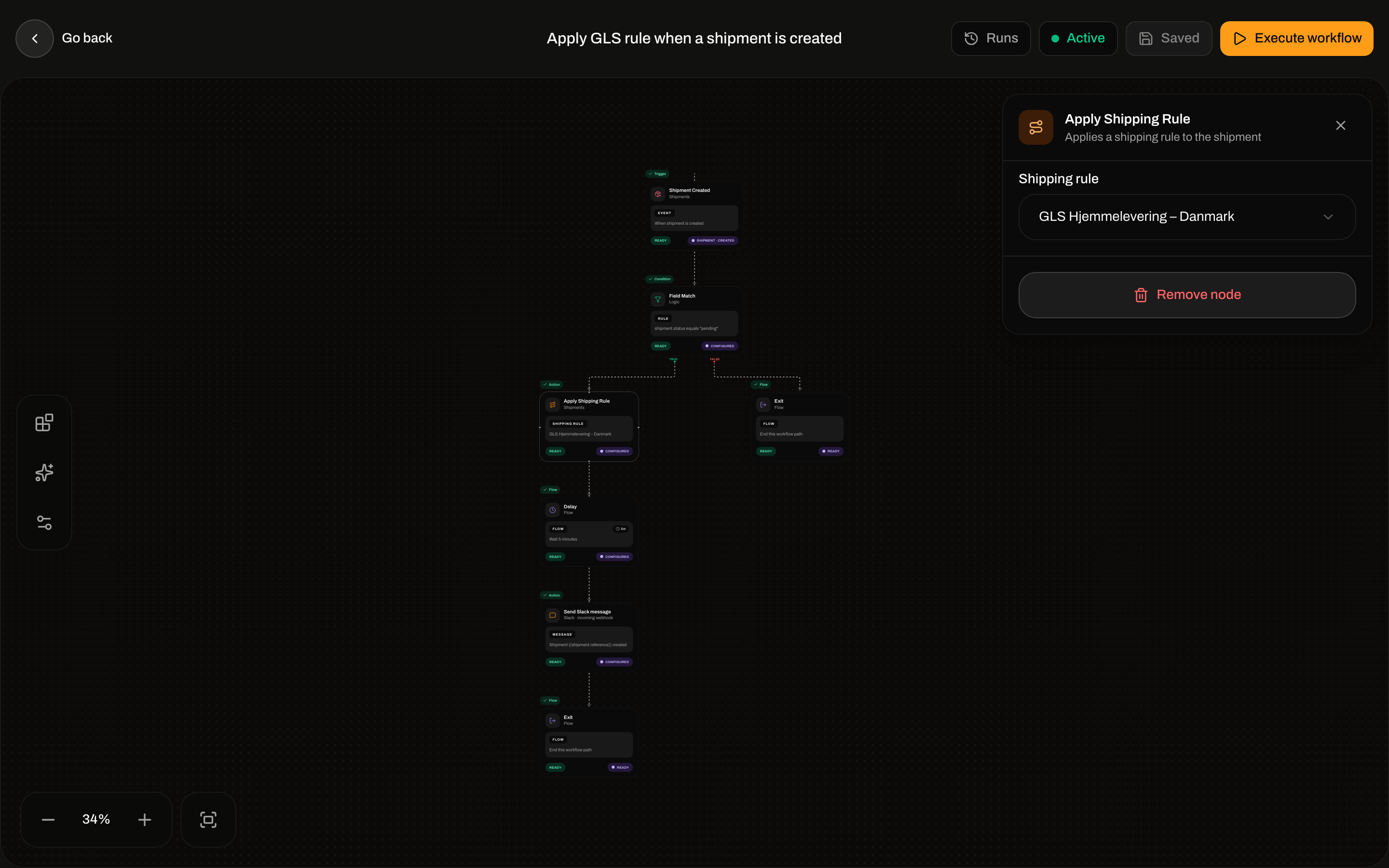 Apply Shipping Rule inspector with Shipping rule dropdown