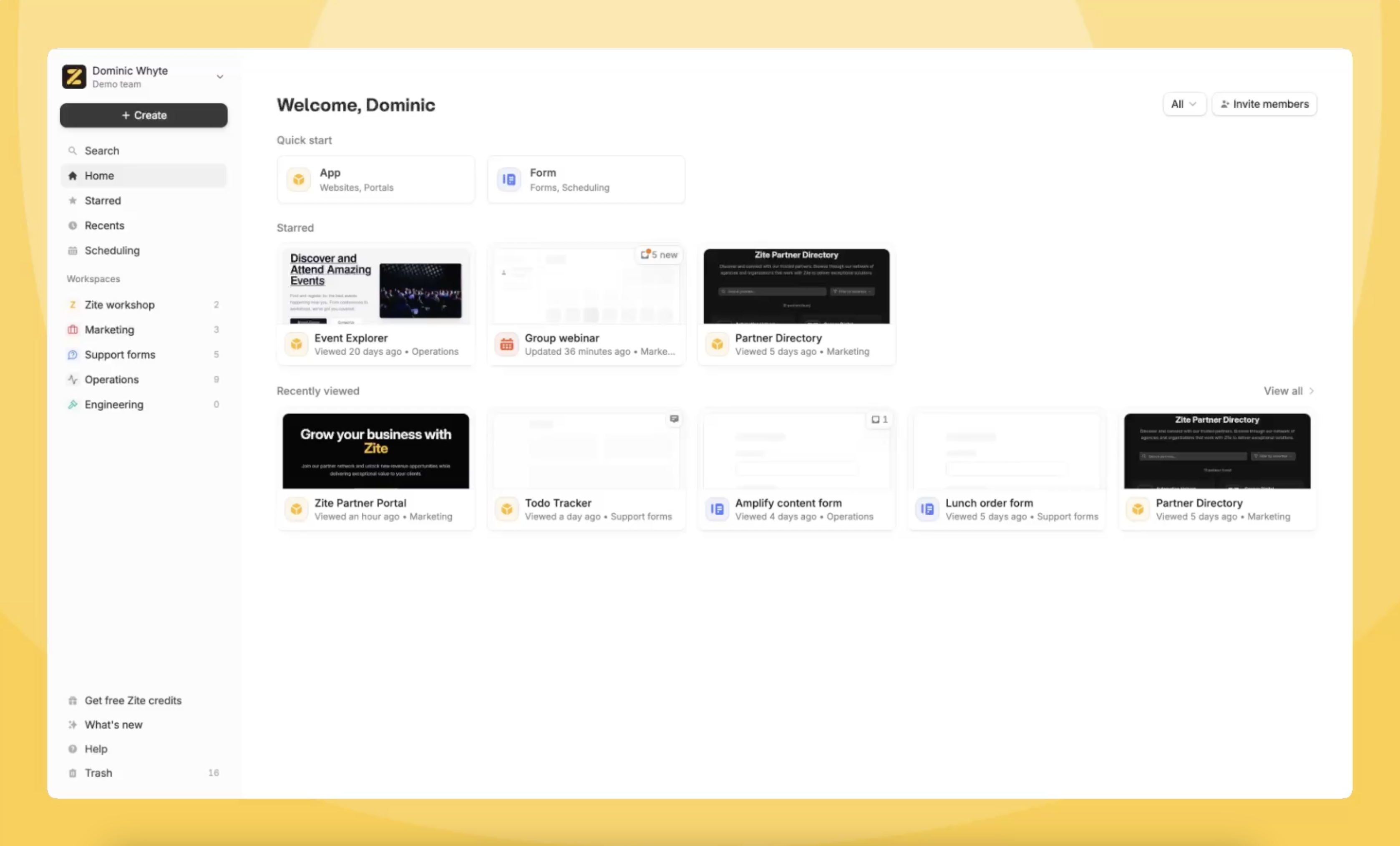 New Dashboard