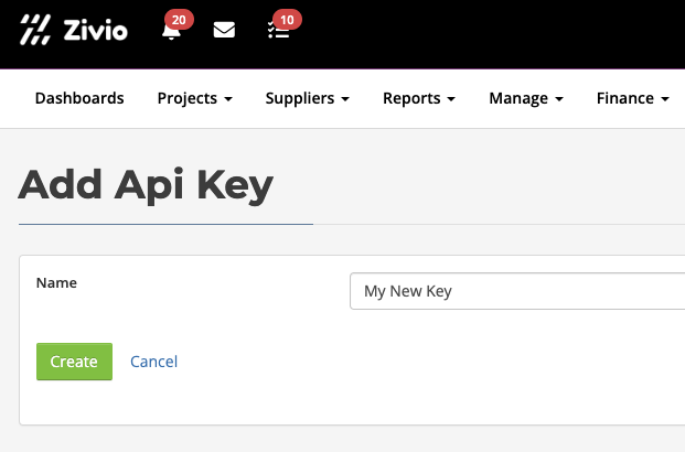 New API Keys