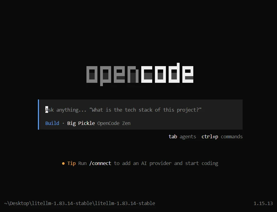 OpenCode Terminal