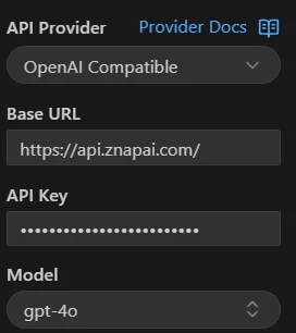Roo Code Settings Configuration