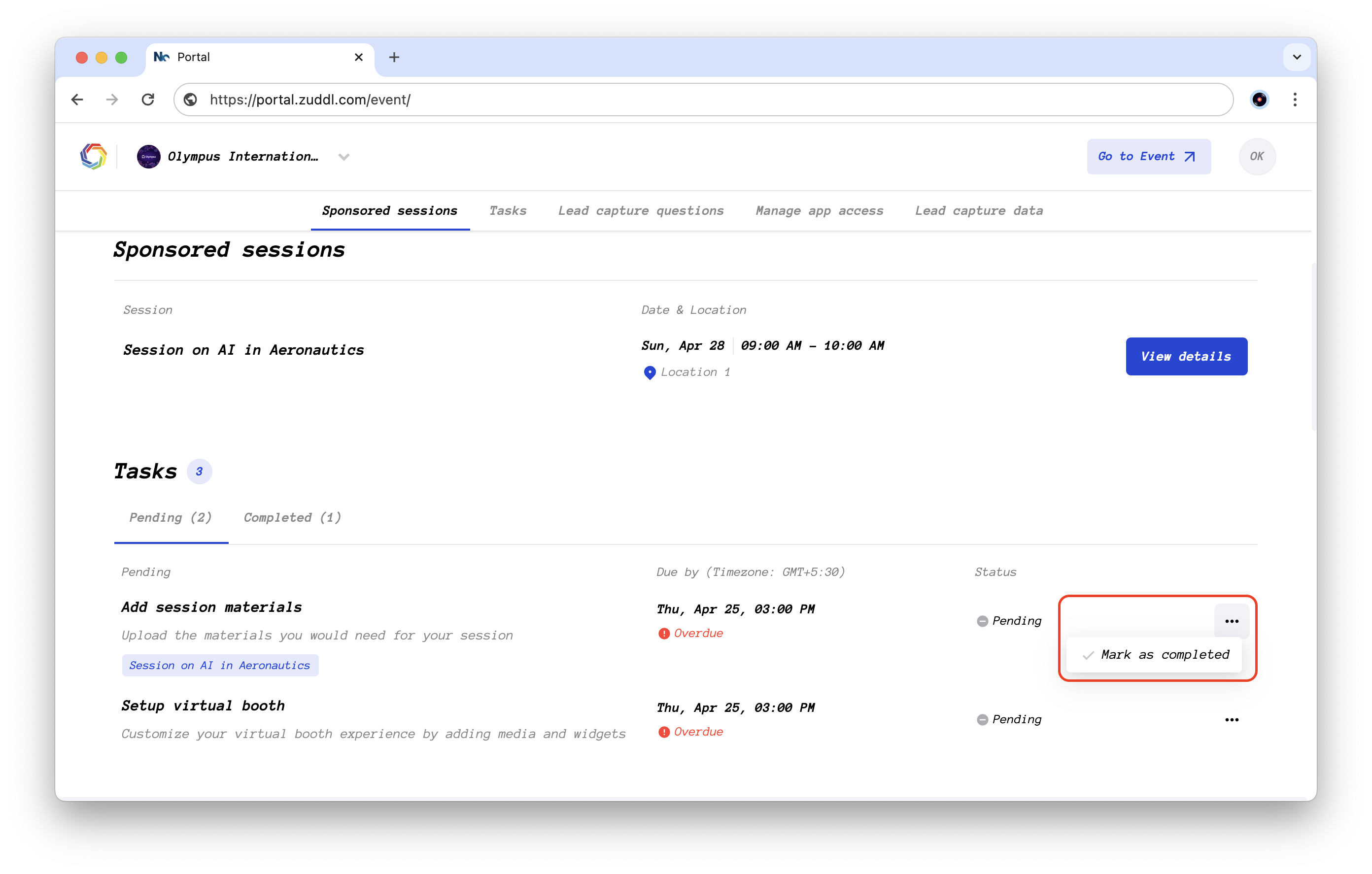 Sponsorportaltasks Pn