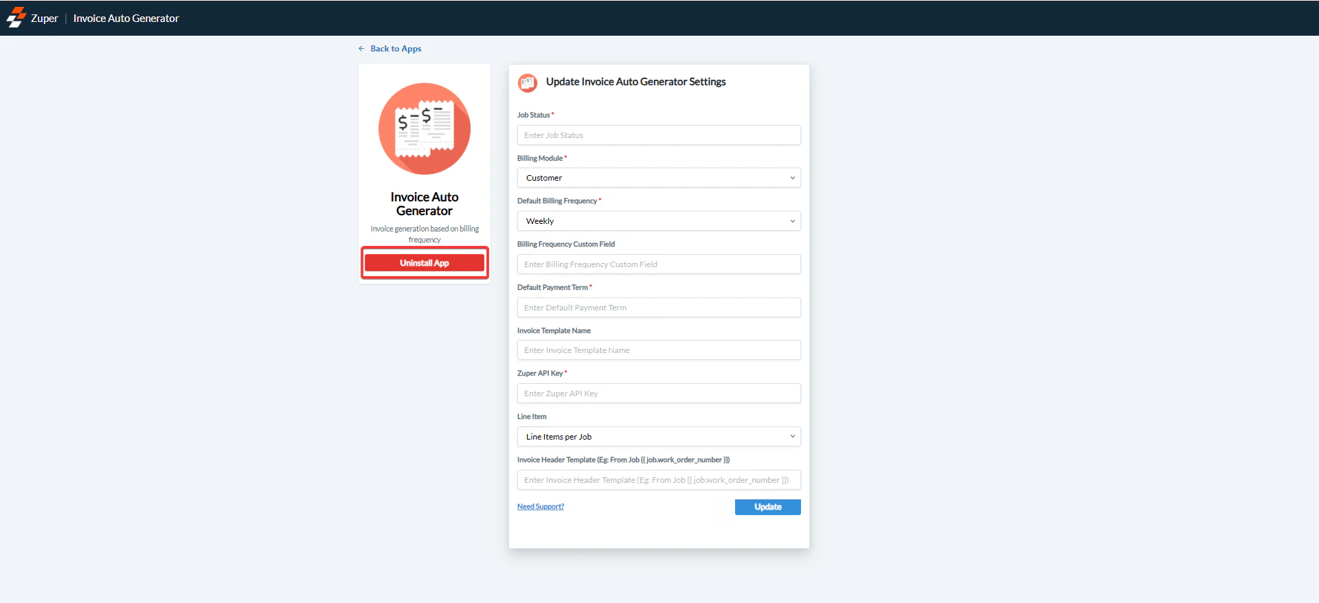 Invoice Auto5 Pn