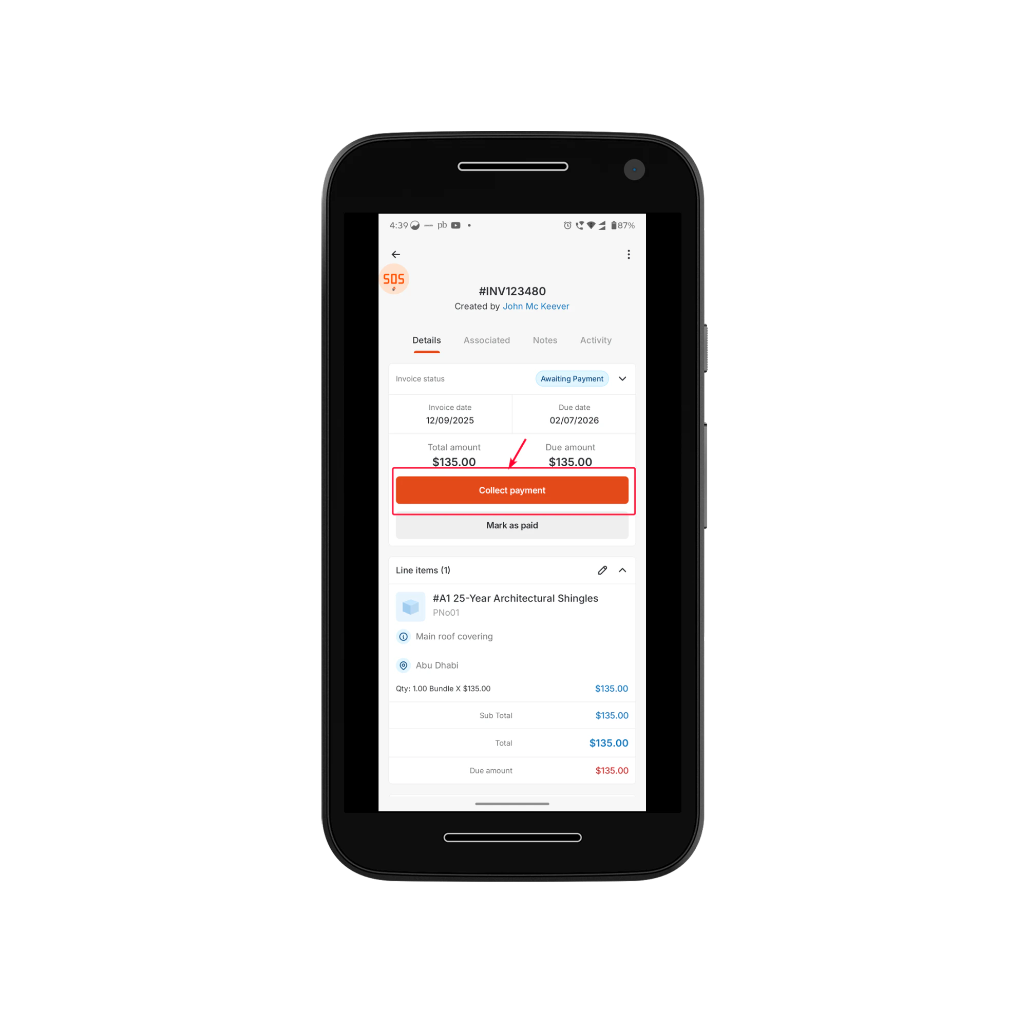 Payment Portrait Pn