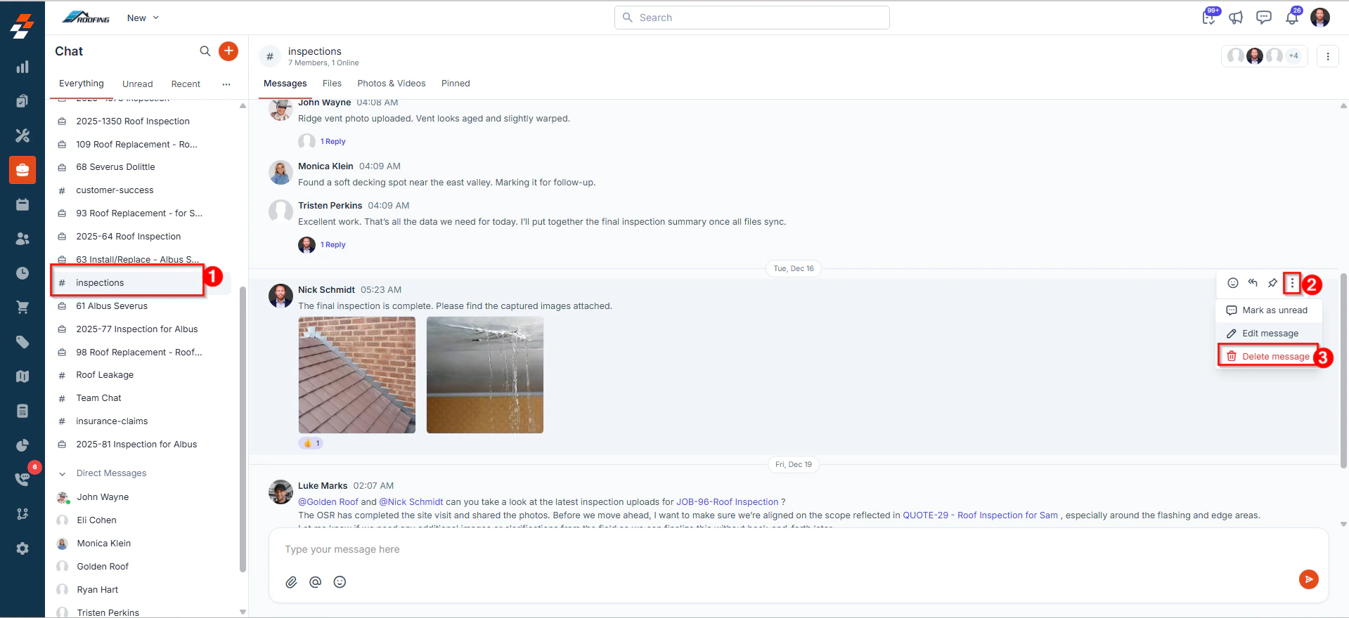 Deletemessageweb