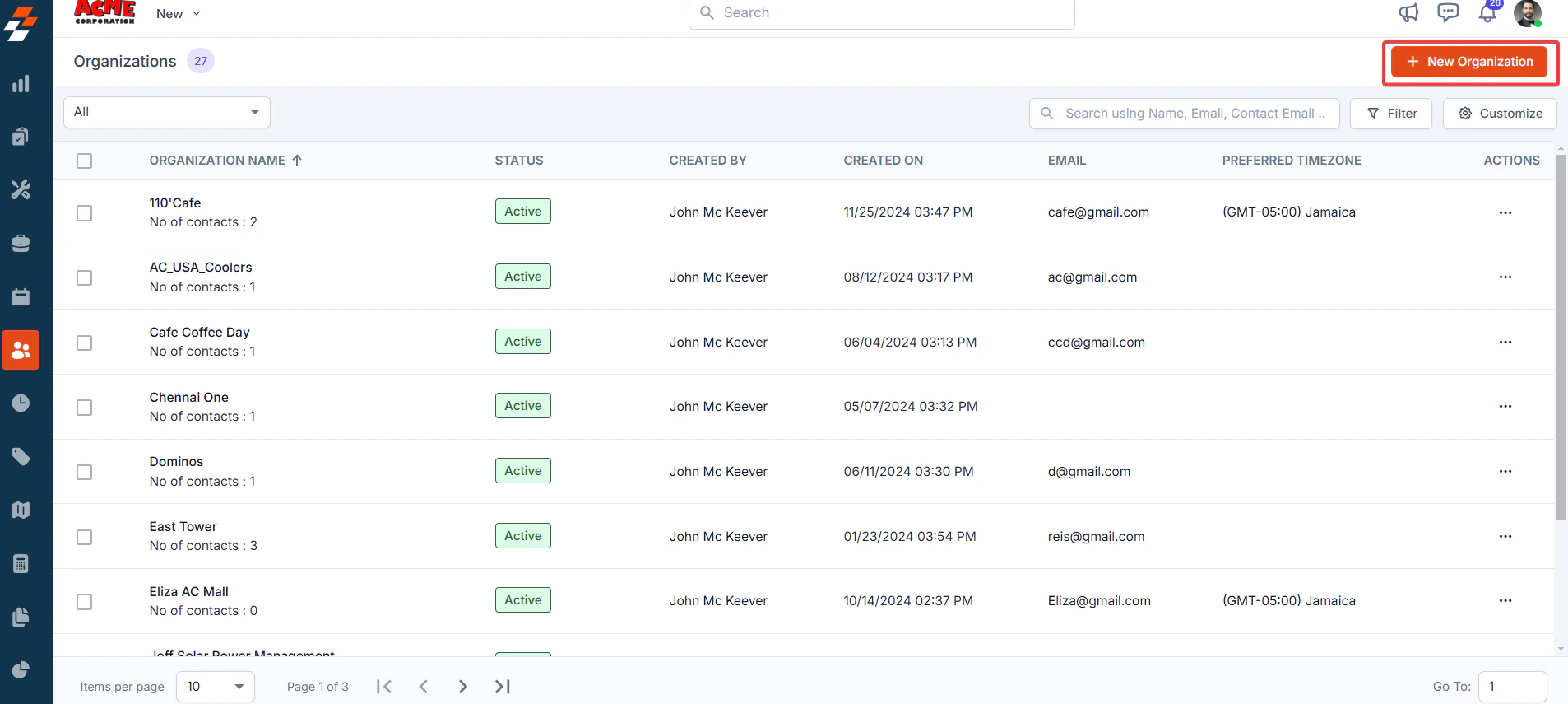 Create Org2 Pn