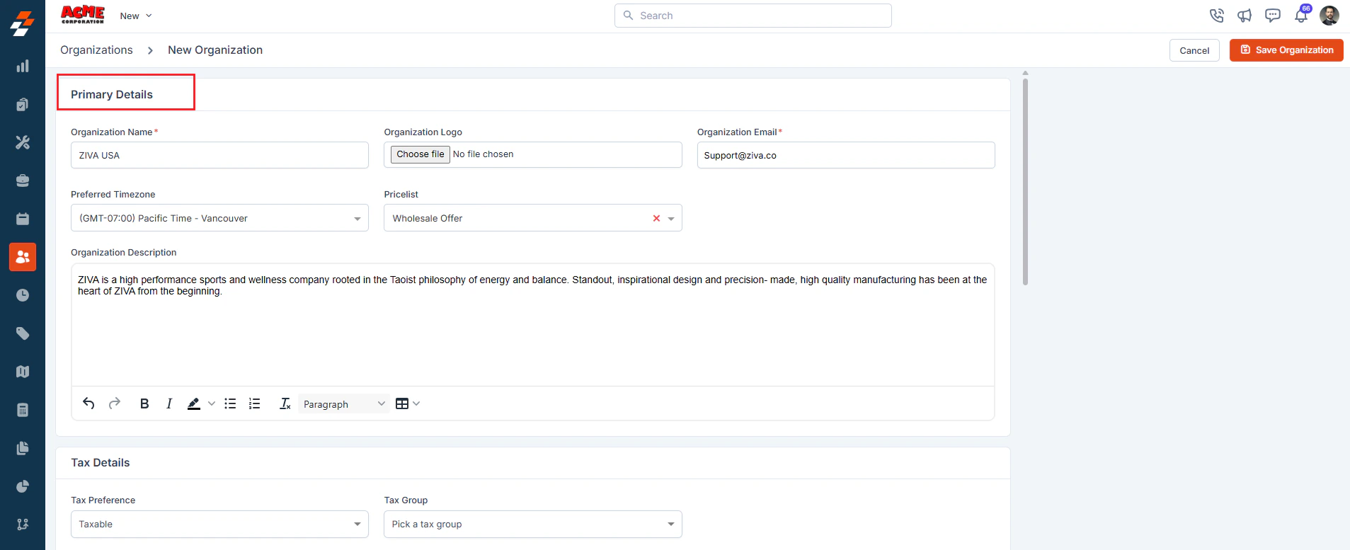 Create Org3 Pn