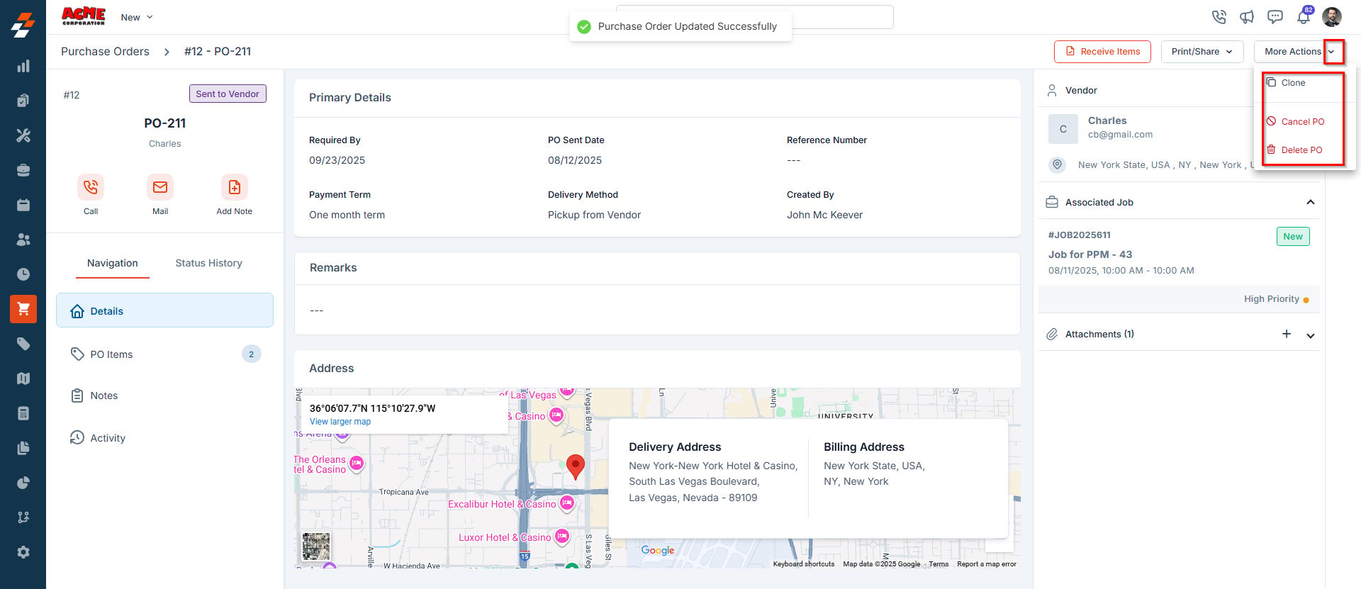 Understanding Purchase Order Status - Zuper