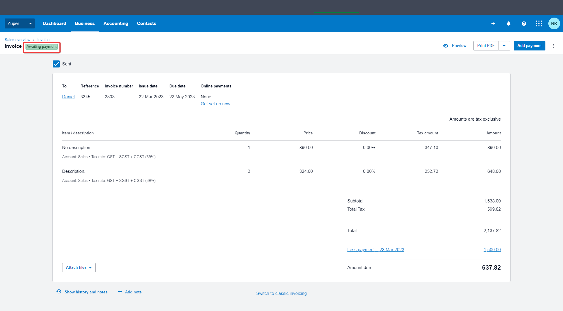 Xero4 Pn