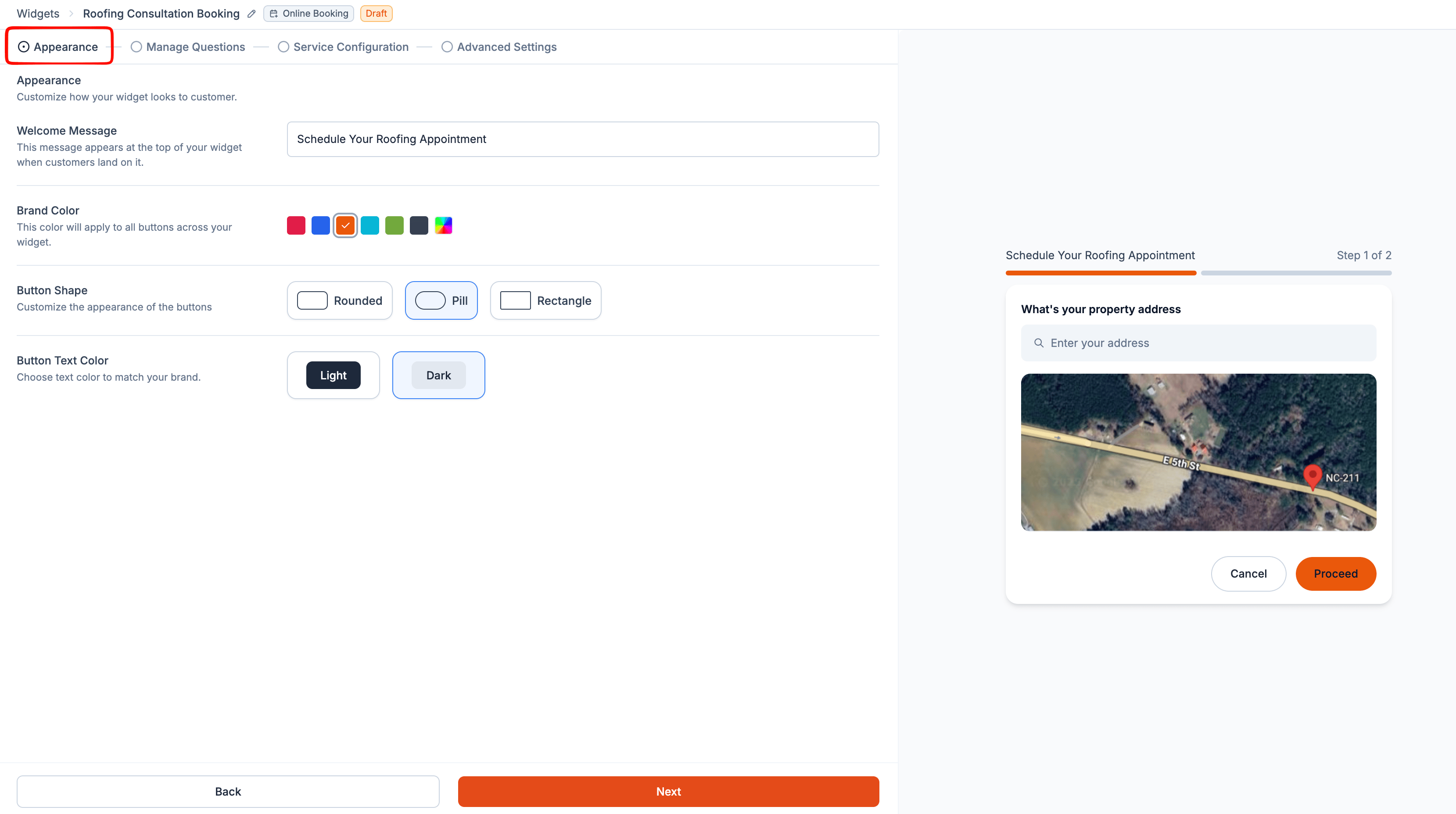 Apperancewidget