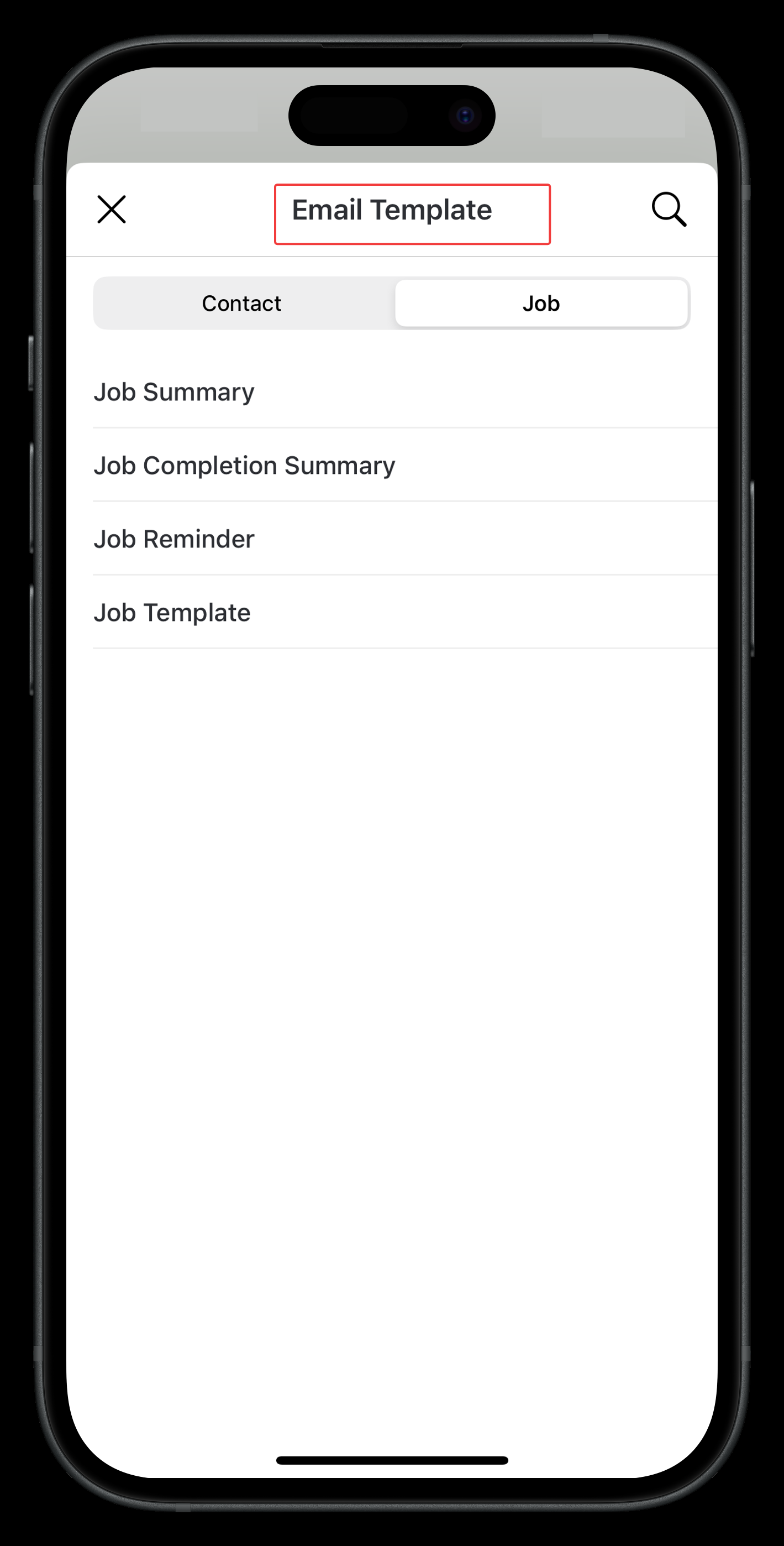 Email Template