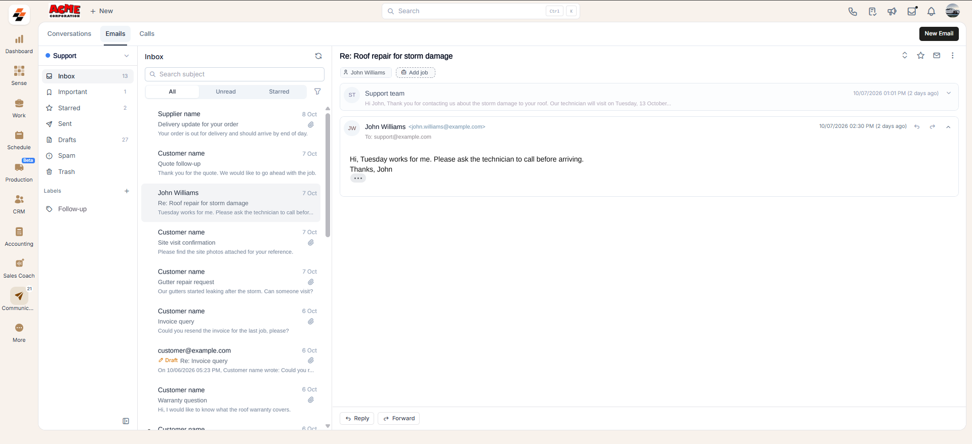 Email Associate Existing
