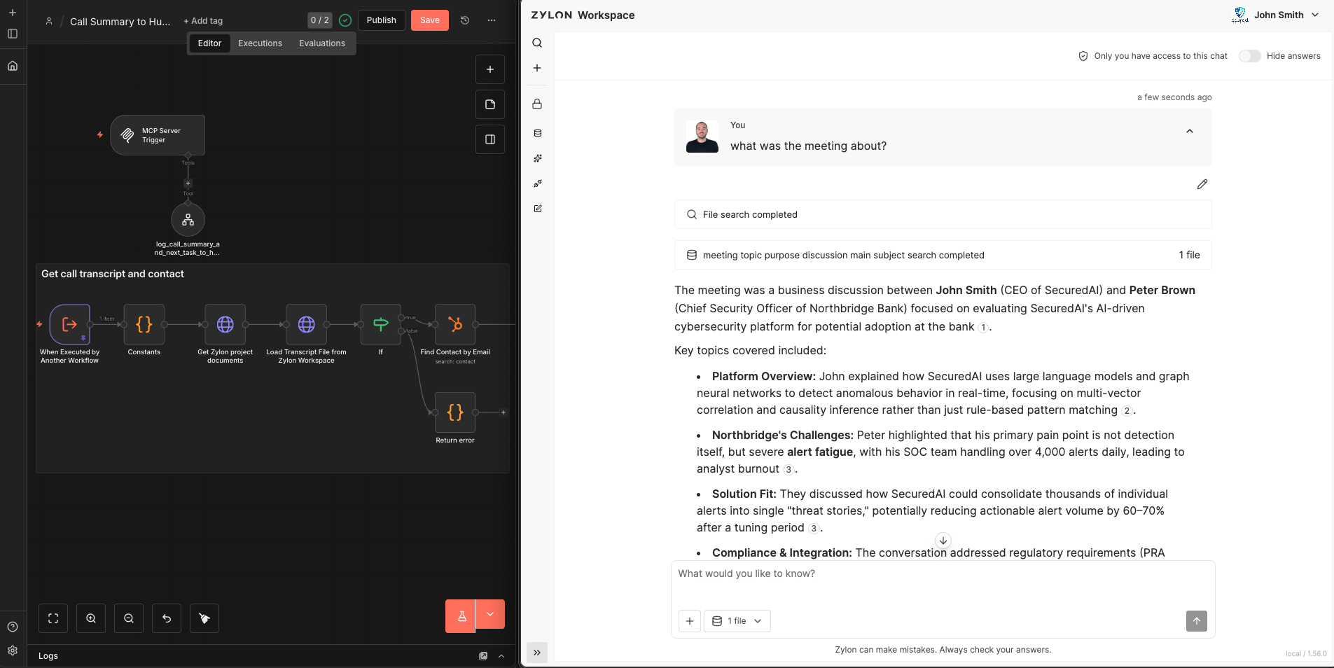 n8n MCP Integration with Zylon