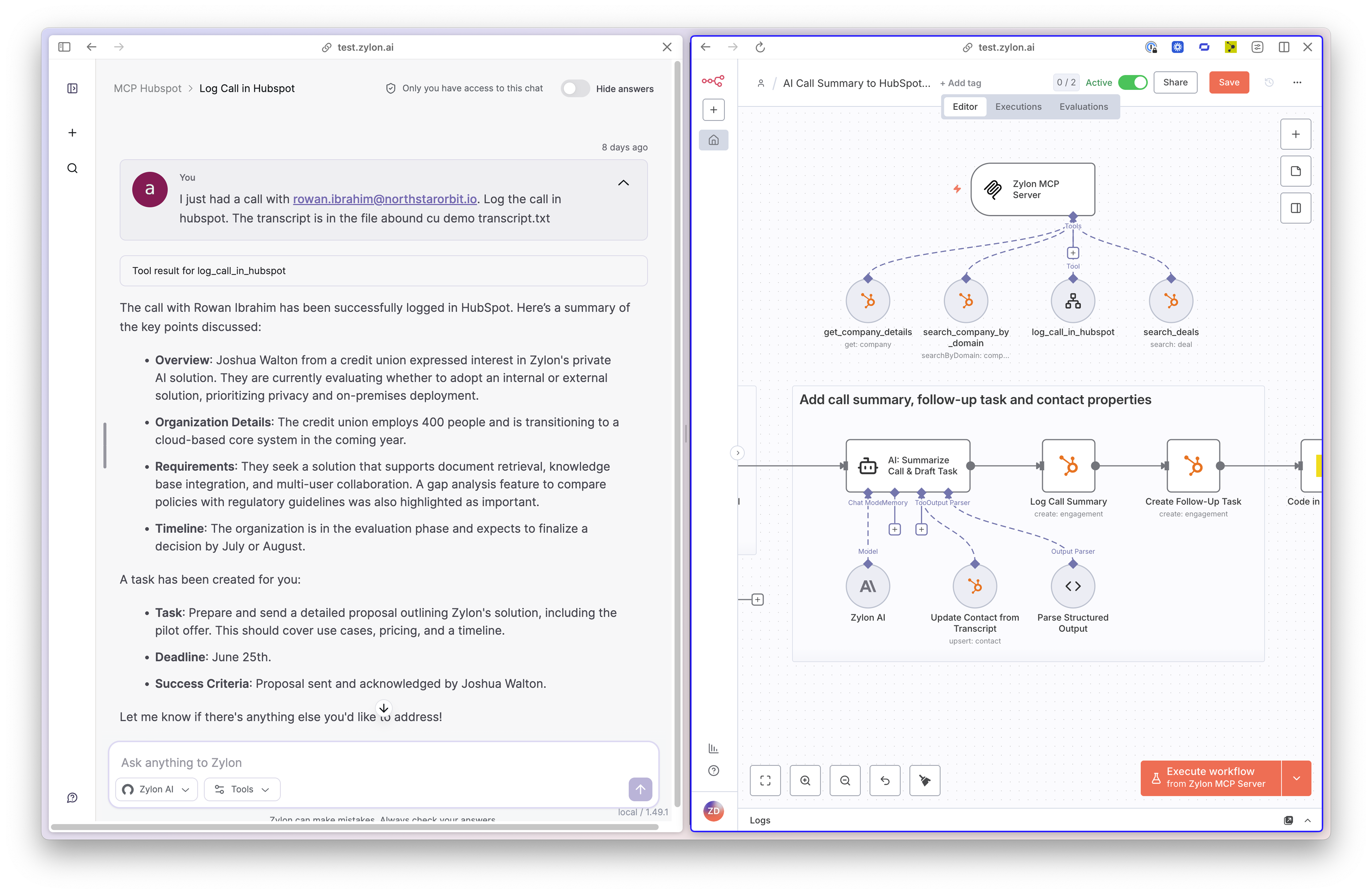 n8n MCP Integration with Zylon