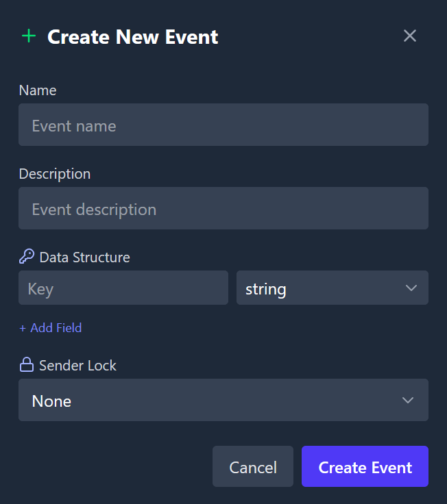 Event Creation Modal