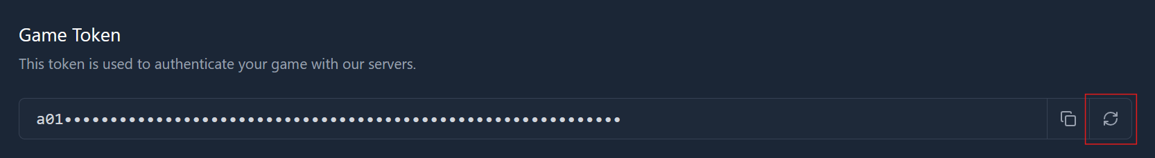 Development Token Modal