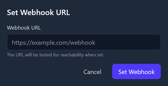 Discord Webhook Setup